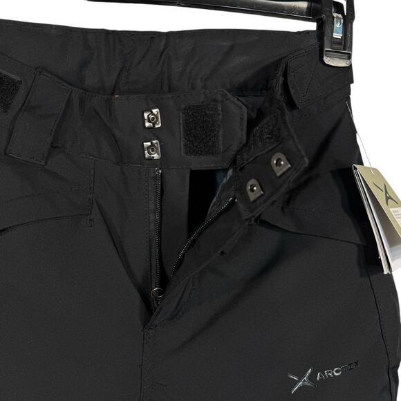 Arctix Womens X-Small 33L Snowboarding Ski Pants Insulated Zip Pockets Black New - Picture 5 of 16